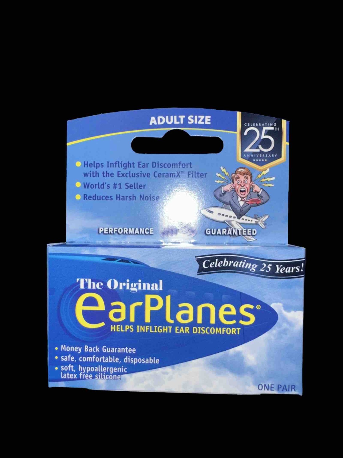 Original Adult EarPlanes by Cirrus Healthcare Earplugs Airplane Travel Ear