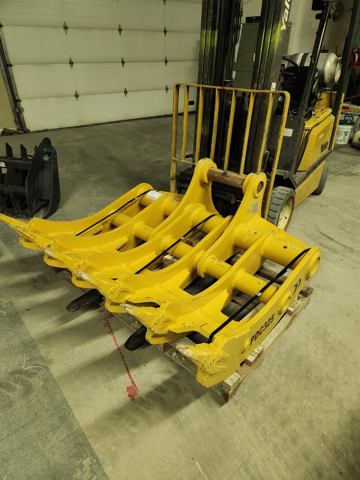 66″ Caterpillar 336 DB Linkage Root Rake CAT Excavator Stump Demo 90mm 100mm Pin