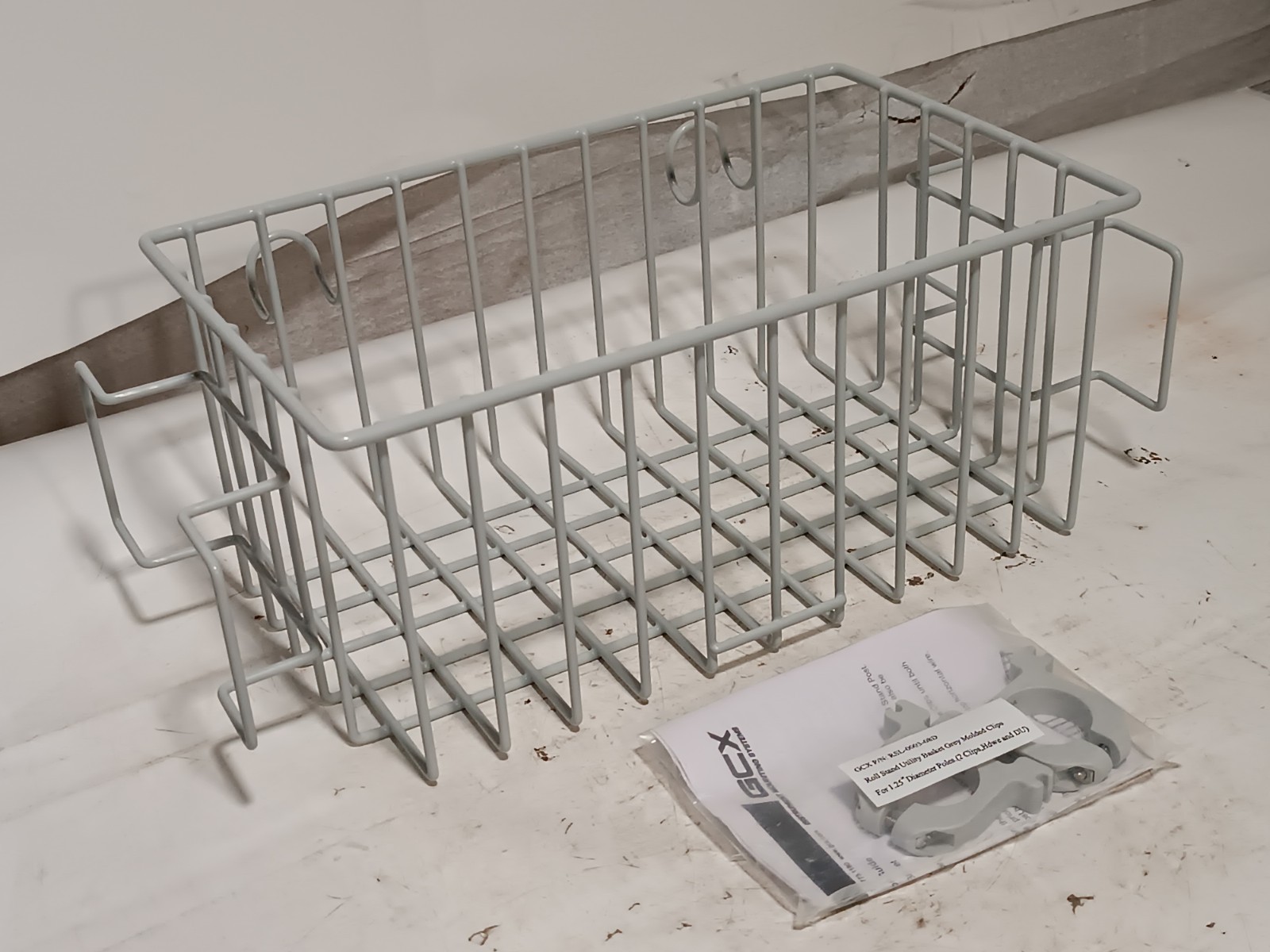 GCX RSL-0003-09 Roll Stand Utility Basket 12.75in W, 5.9in H, 7.5in D in box