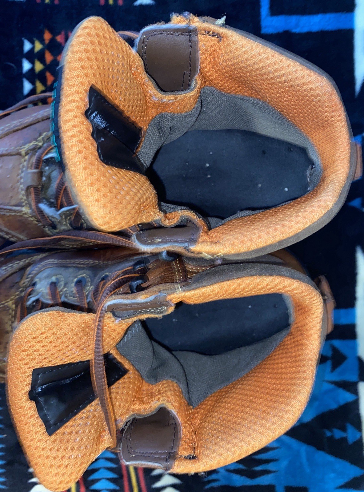 HYTEST Safety Footwear Brown Leather Lace-Up Work Boots Sz 9