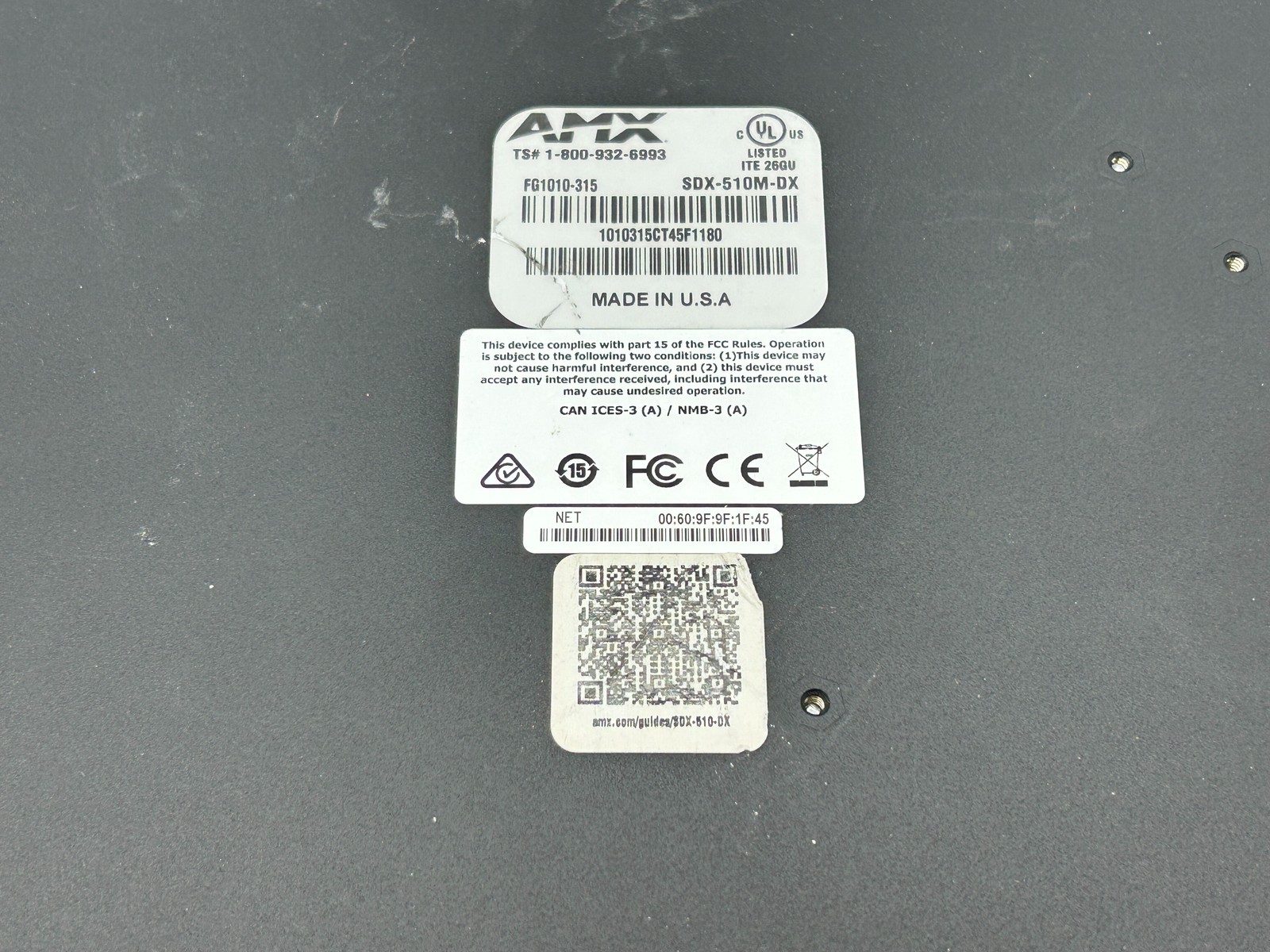 AMX Class I Power Supply With Cord PSN6.5, AP5314X FREE SHIPPING