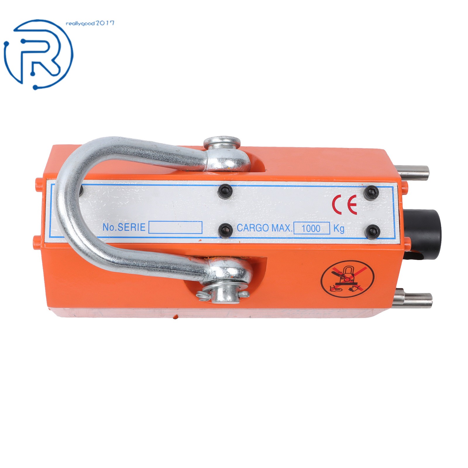 Heavy Duty Magnetic Lifter, 2200lbs/1000kg Pulling Capacity, 2 Safety Factor