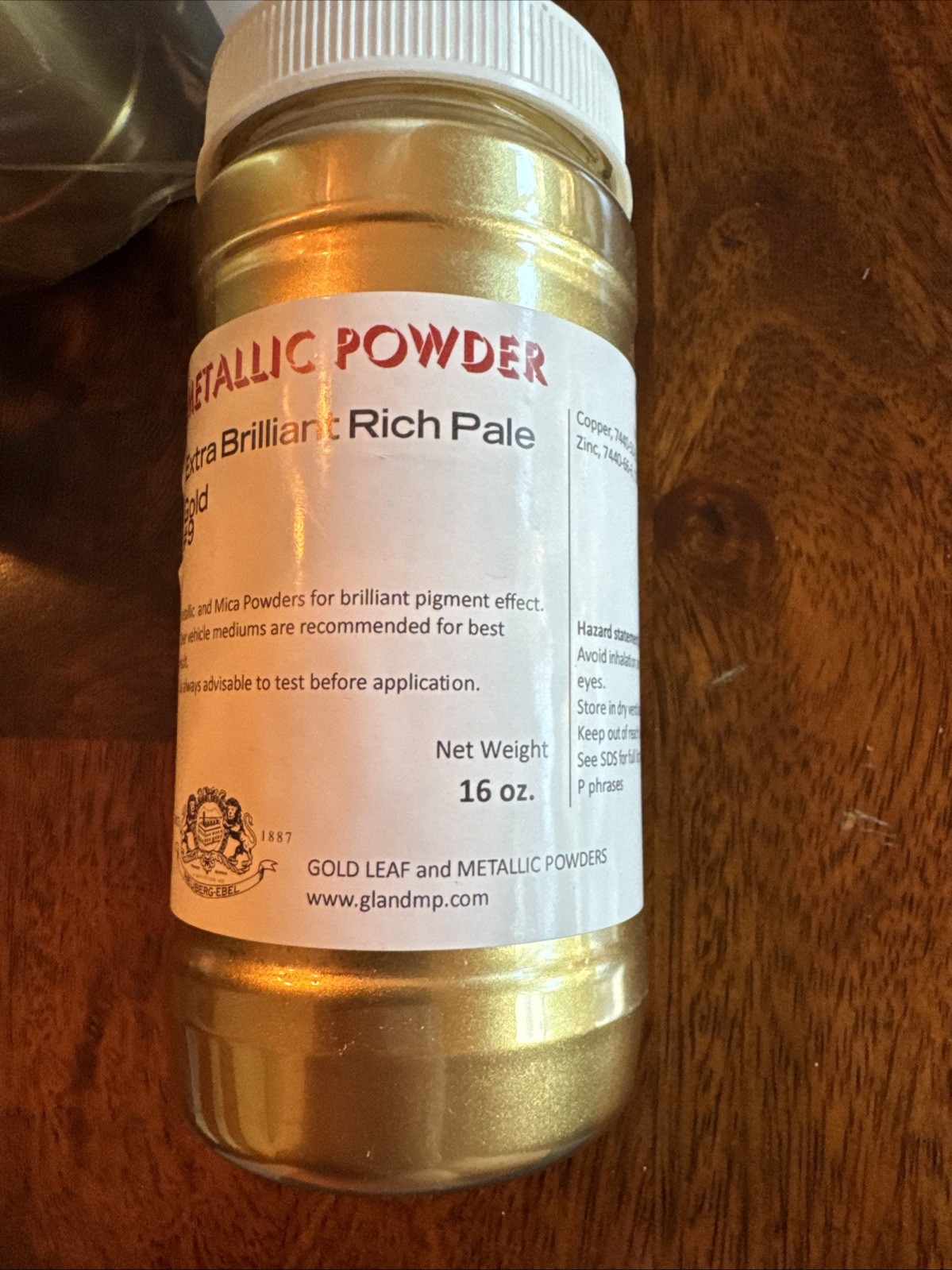 5 Pounds High Gloss Metallic GOLD powder coating, FREE SHIPPING Neuberg-Ebel