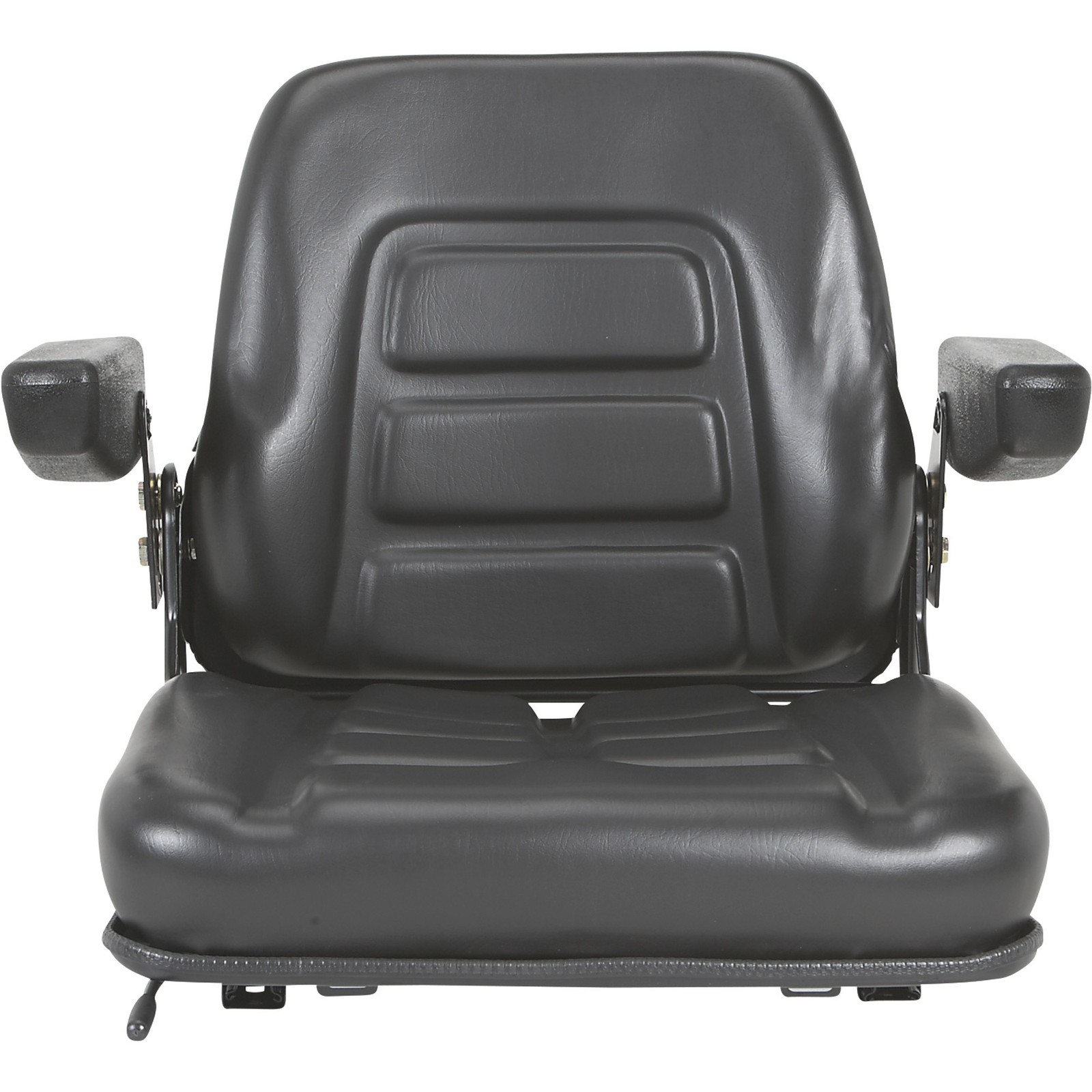 Black Talon Universal Folding Bucket Seat with Armrests, Black, Model# 355000BK