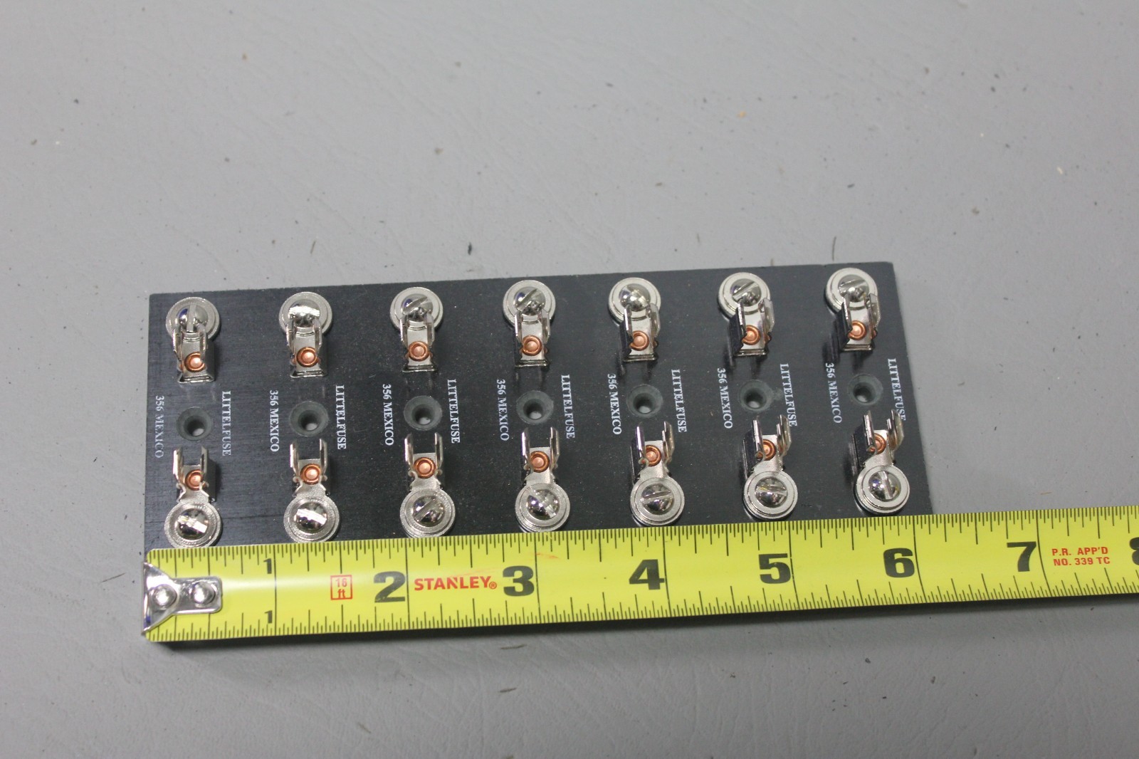 NEW LITTELFUSE 356 7 POSITION FUSE BLOCK/HOLDER