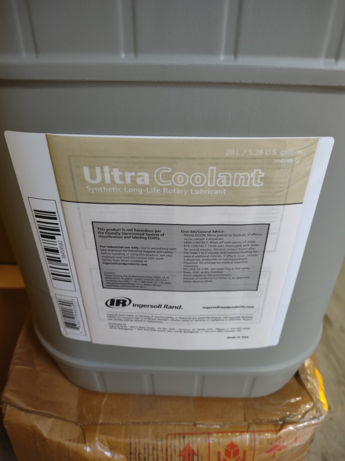 Ingersoll Rand Ultra Coolant Compressor Oil – 20L