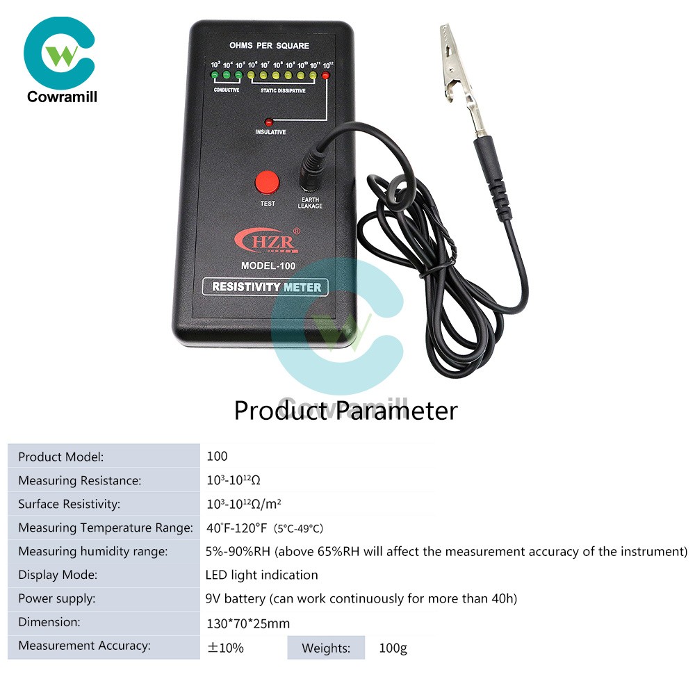 Static Resistance Tester Static Antistatic Impedance Tester DS Resistance Meter