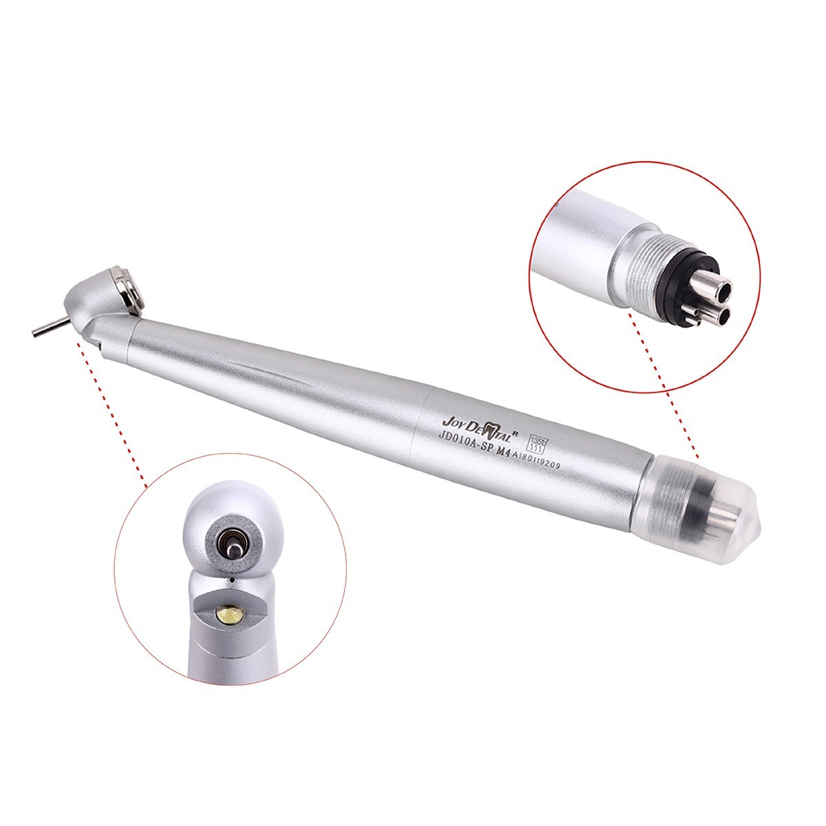 AZDENT Dental 45 Degree E-generator LED High Speed Handpiece 2Hole/4Hole