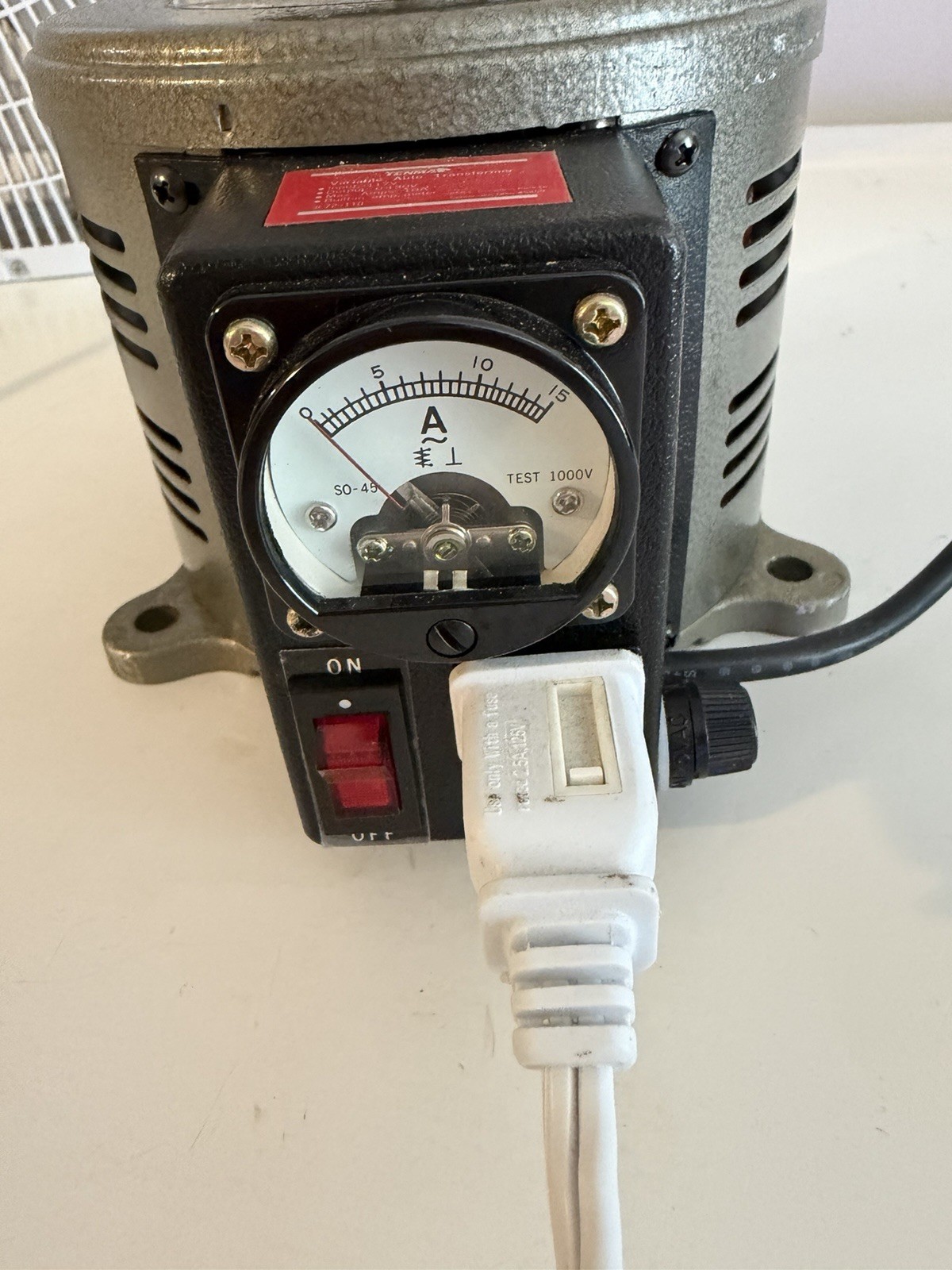 Tenma Variable Auto Transformer 72-110 Variac 0-130V 10A Adjustable