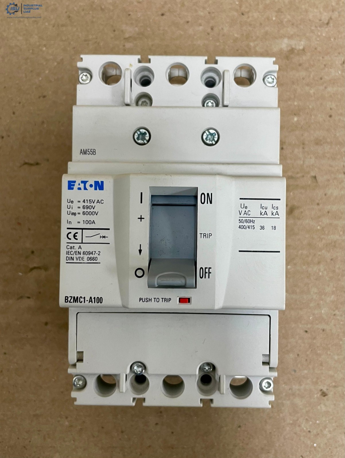 Eaton BZMC1-A100 Molded Case Circuit Breaker 100 Amps 3P #New