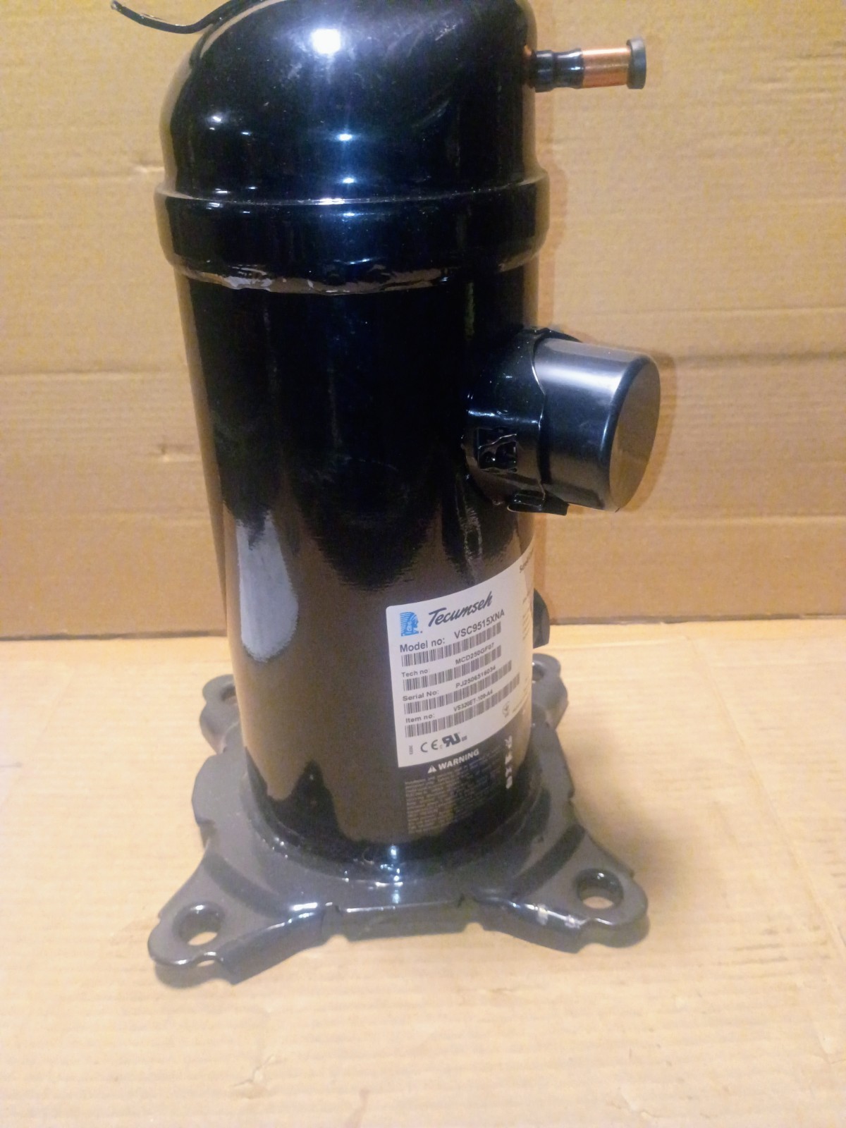 New Tecumseh VSC9515XNA 2 HP R-404A/Multi-Refrigerant Scroll Compressor 220V 1PH