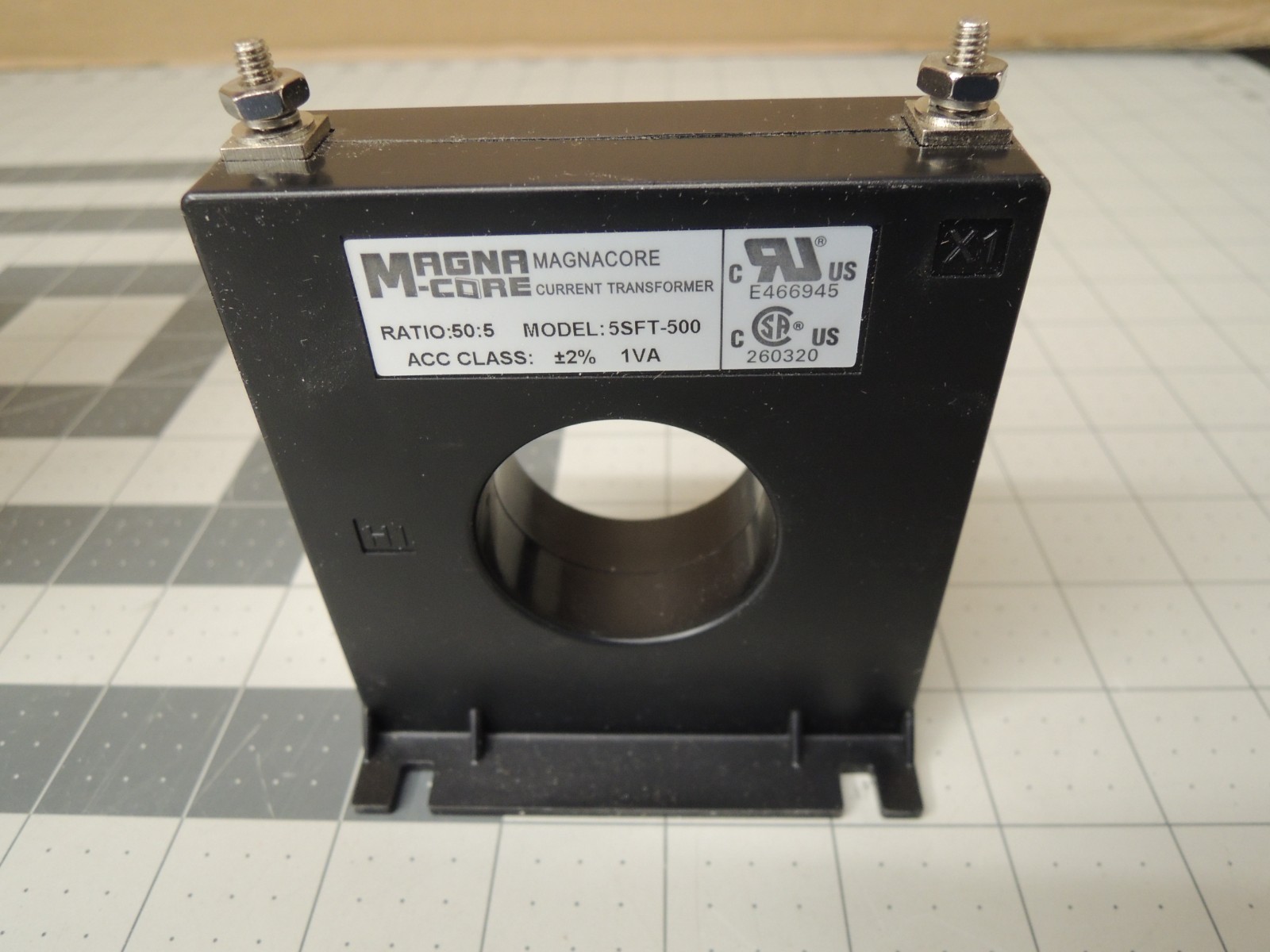 5SFT-500 Current Transformer, Non-ANSI Rated Window Type, 50:5, Class 2, 1 VA