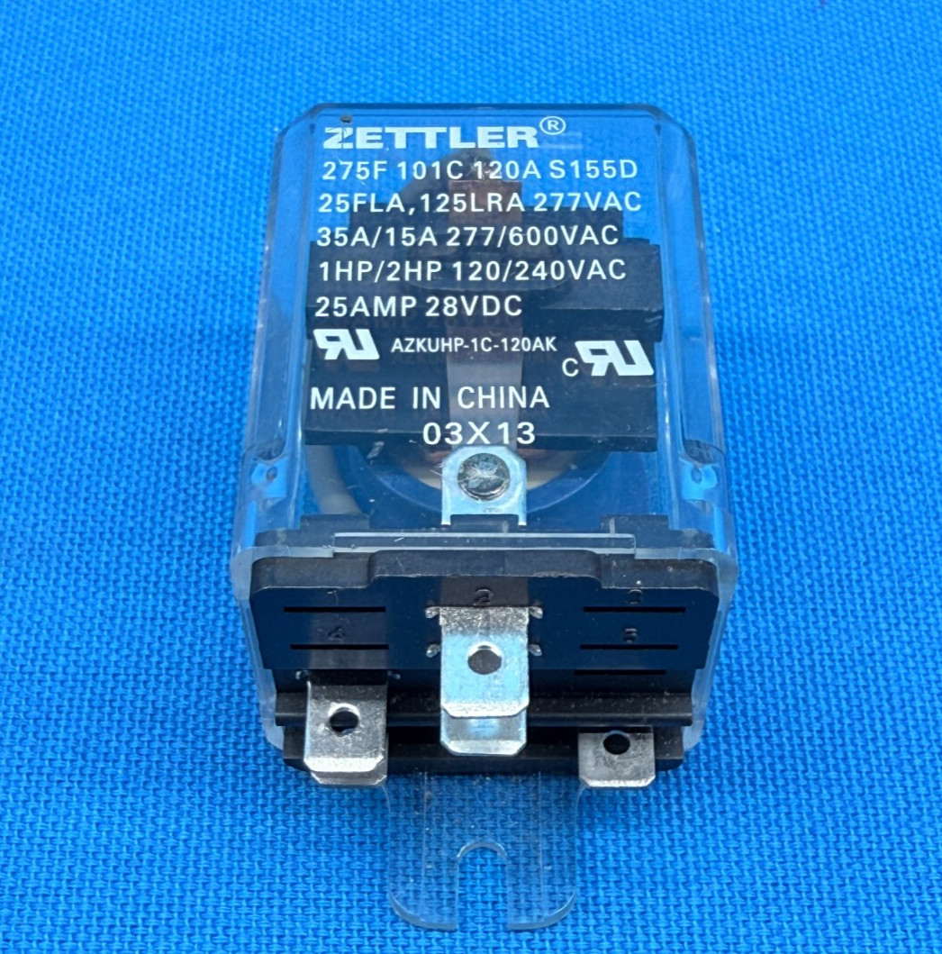 Zettler Power Relay AZKUHP-1C-120AK / 1460-1271 for Coleman Mach AIR Conditioner