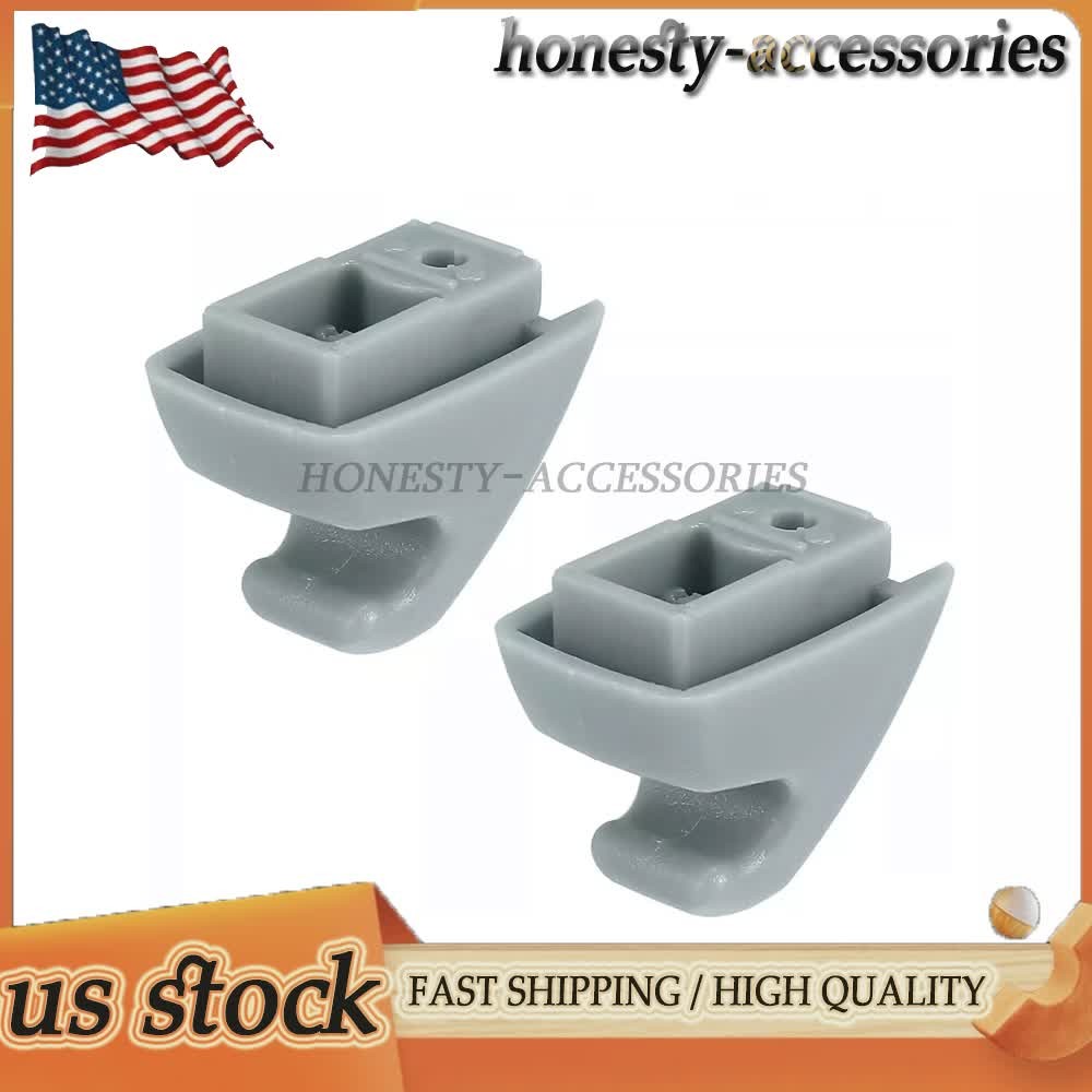 1Pair Gray Sunvisor Shade Support Clip For 2007-2014 Chevrolet Tahoe US