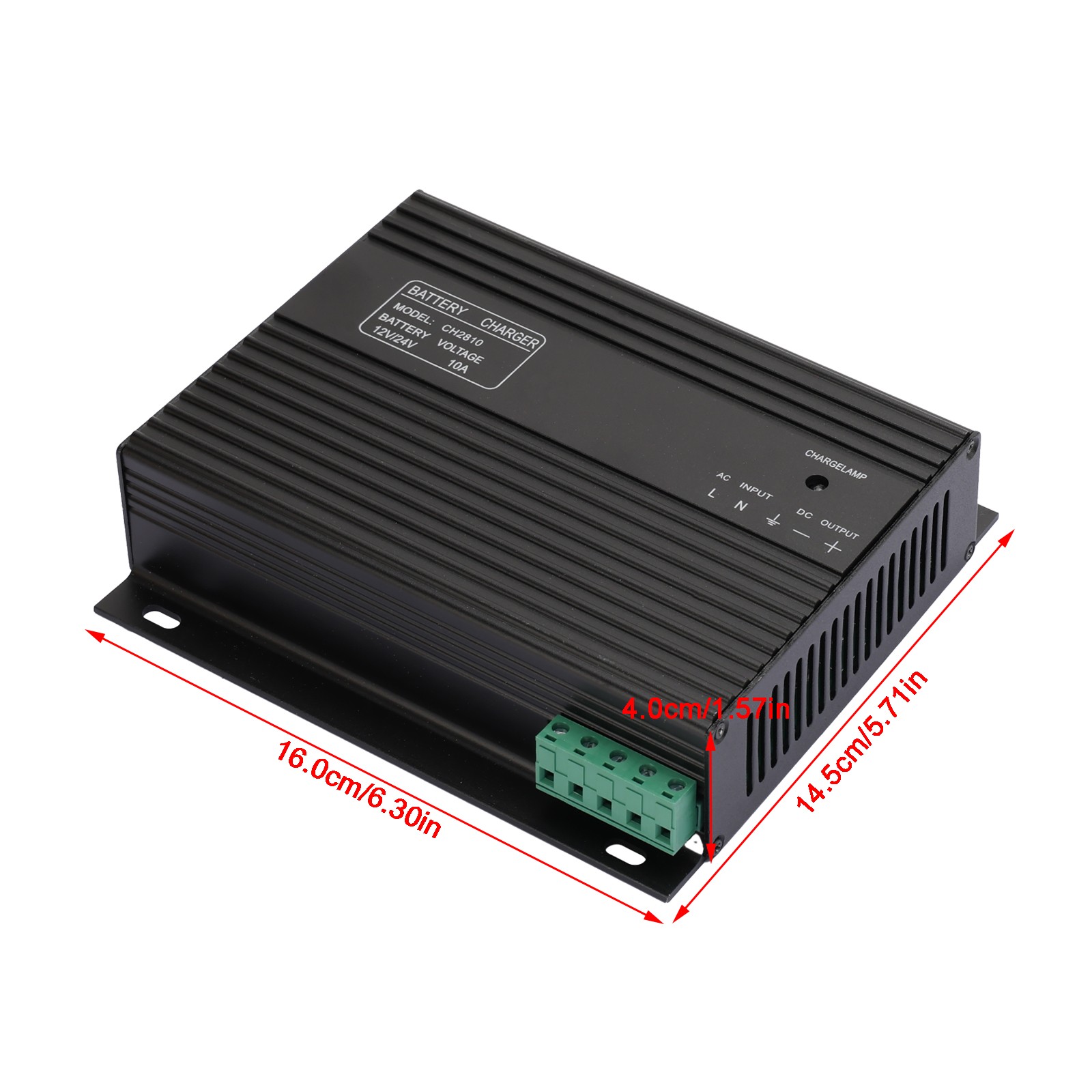 CH2810 12V/24VDC 10A Diesel Automatic Generator Battery Charger US