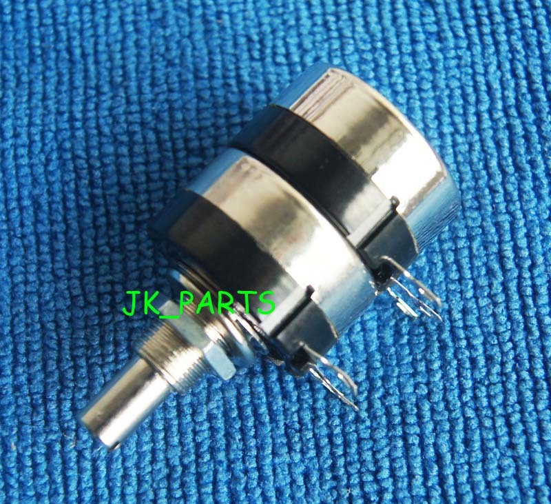 1pc RV24YG 20S B103 B10K 10KΩ x 2 COSMOS TOCOS Potentiometer DUAL Turn 24*20MM