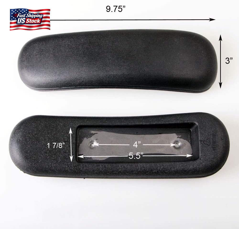 Staples Chair Arm Parts Replacement Armrest Pads 2Pcs Universal 4″ Mounting Hole