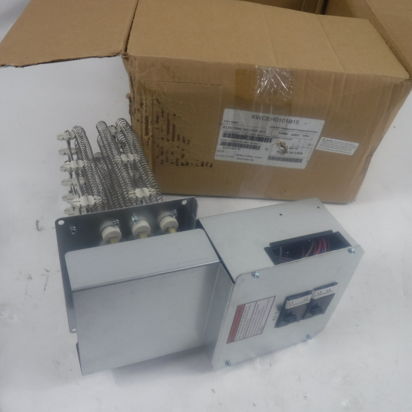 Carrier Electric Heater Kit w/Circuit Breaker 15KW 240V 1PH KWCEH0101B15