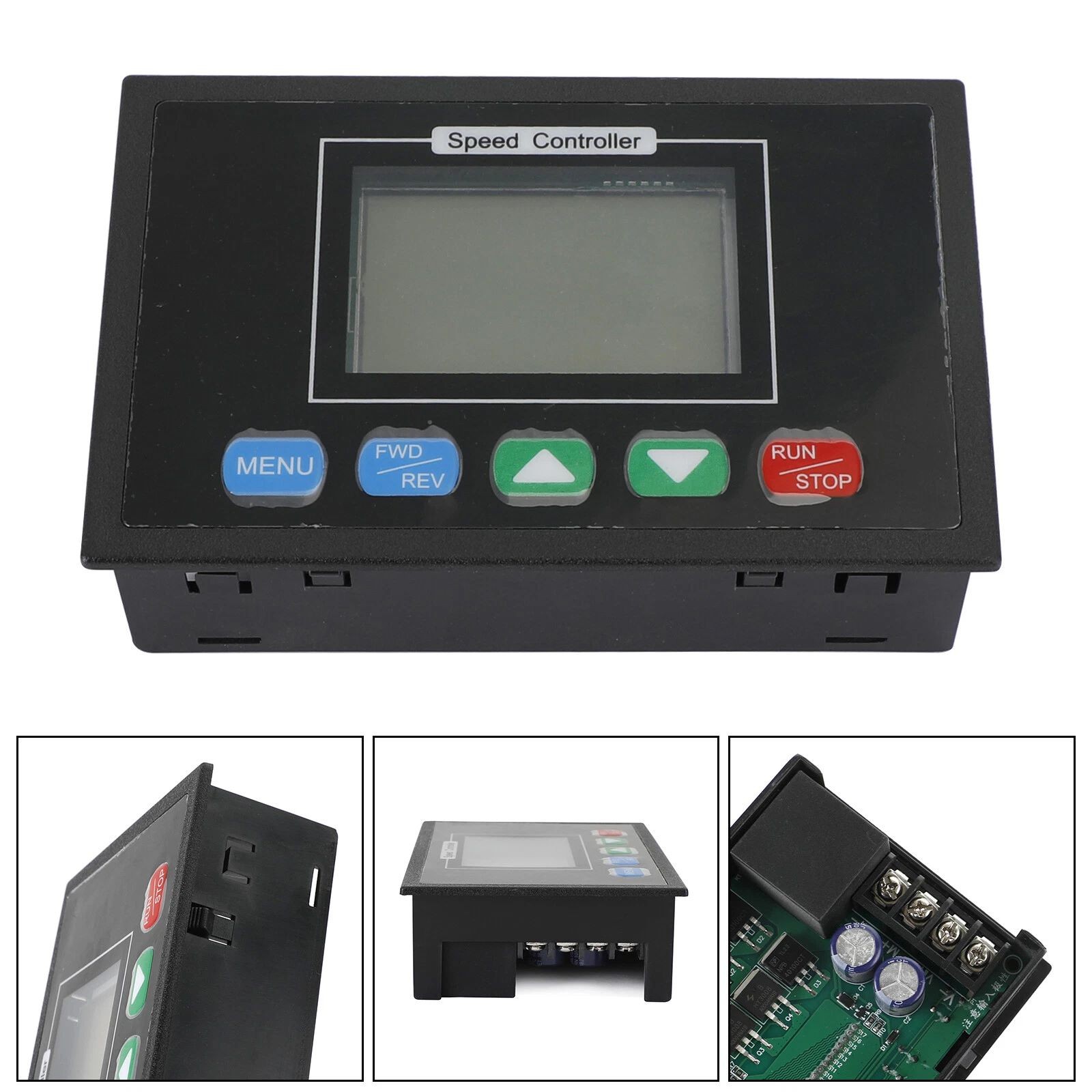40A PWM Motor Speed Controller 12V-48V Digital Timer Fwd/Rev LCD Display