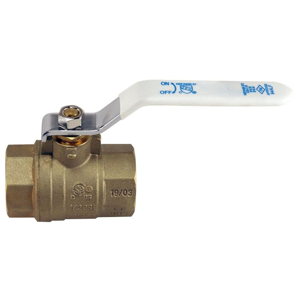 Apollo 1 in. Lead Free Brass FNPT x FNPT Full-Port Ball Valve