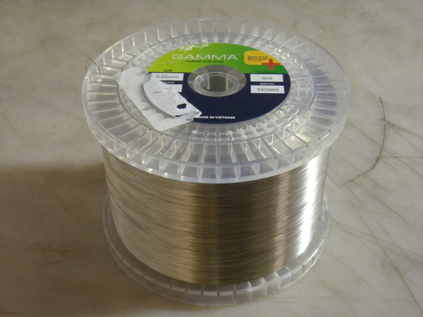 GAMMA Brass Plus COATED EDM WIRE 0.010″ OD 13lbs GBP-25H132