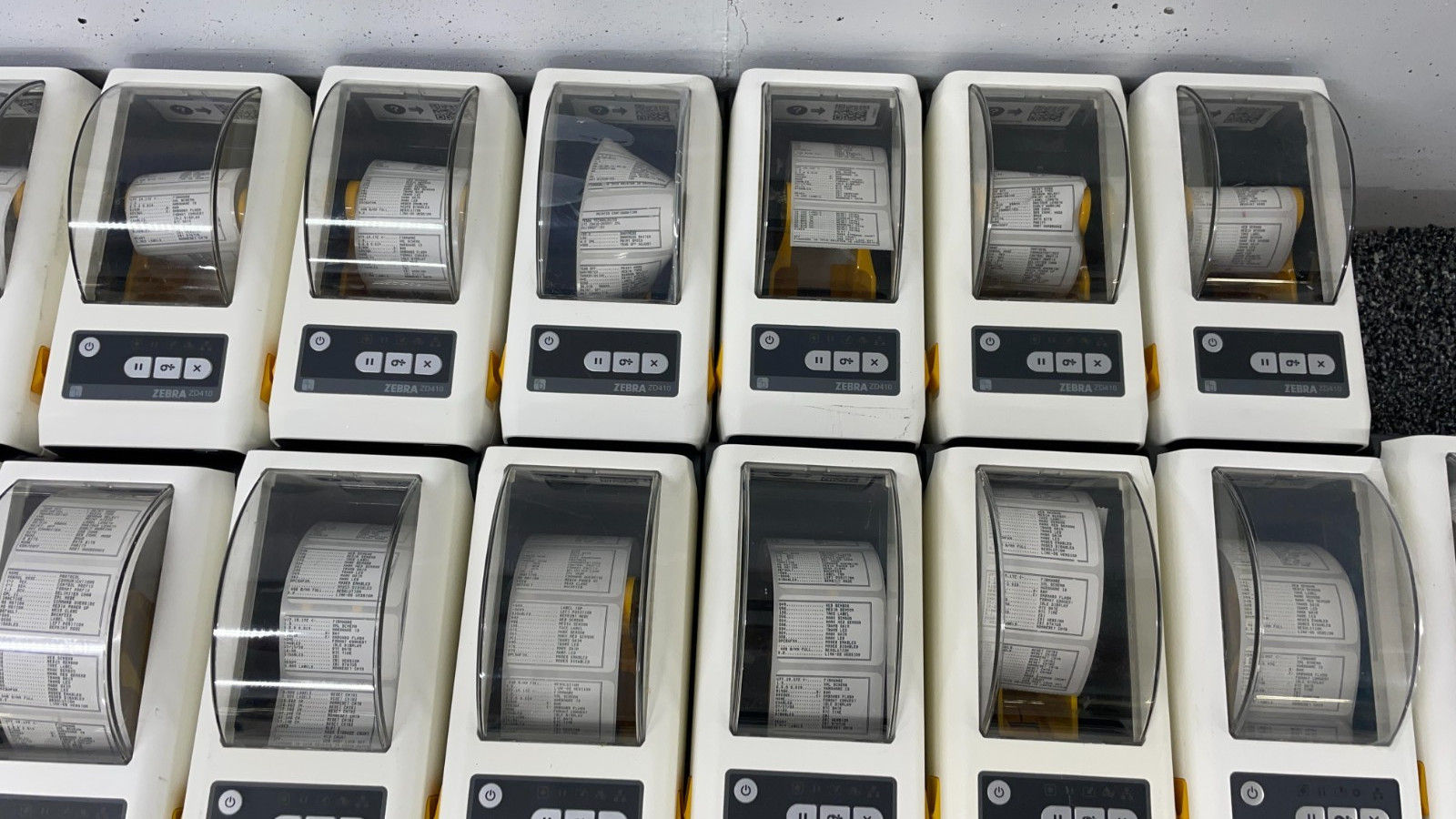 Lot of 31* Zebra ZD410 Thermal Label Printer Ethernet Bluetooth ZD41H22-D01E00EZ
