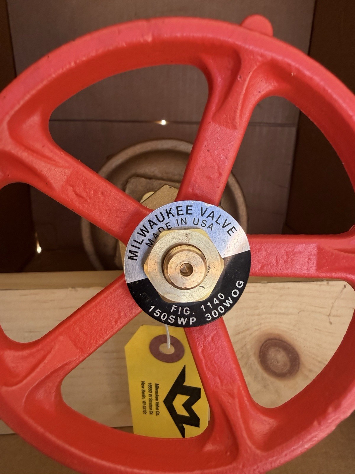 New Milwaukee Valve 1140 3″ Bronze Gate Valve Class 150 300 WOG 31140M