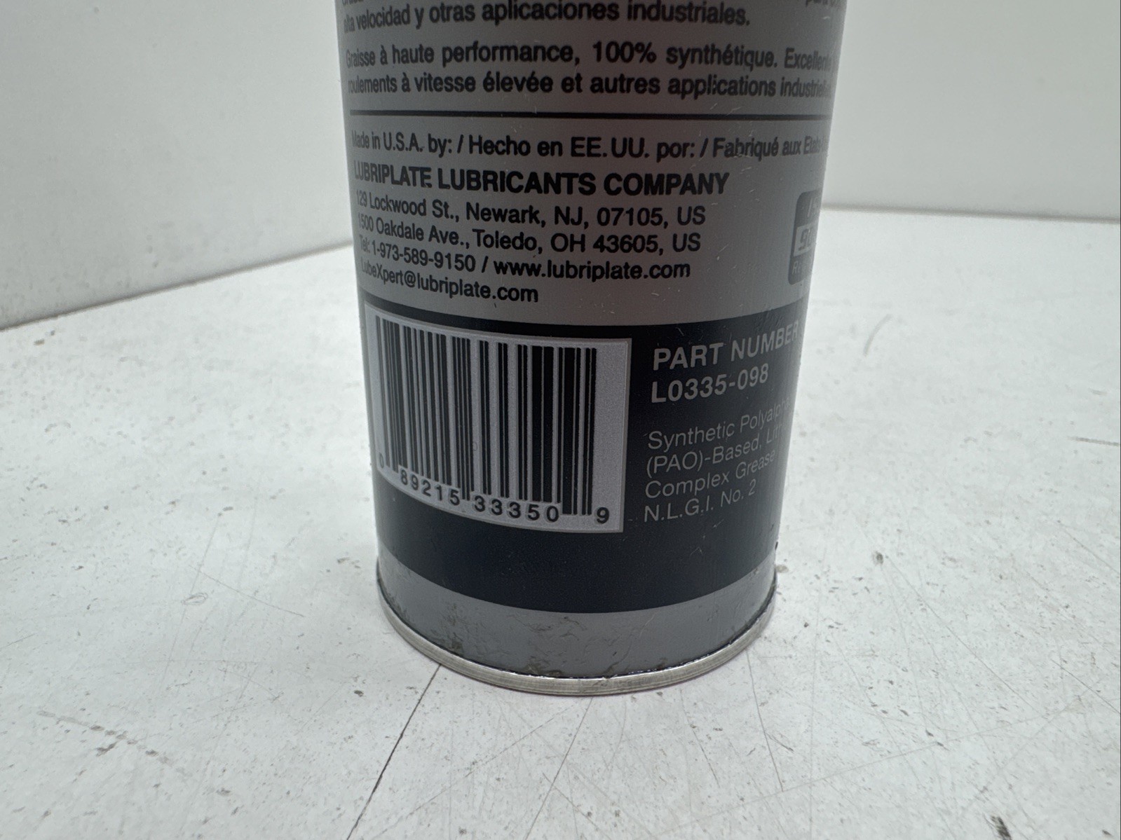 (Qty.36) Lubriplate L0335-098 Synthetic EMB Grease 13.5OZ./EA – EXP. 04/2027