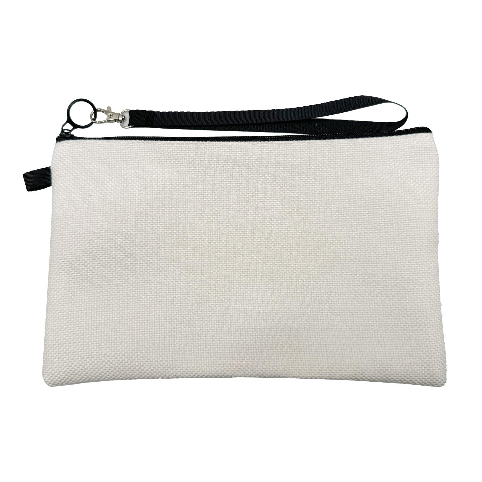 10 Pack 6.3in x 9in White Linen Fabric Handbag Sublimation Blanks Cosmetic Bags