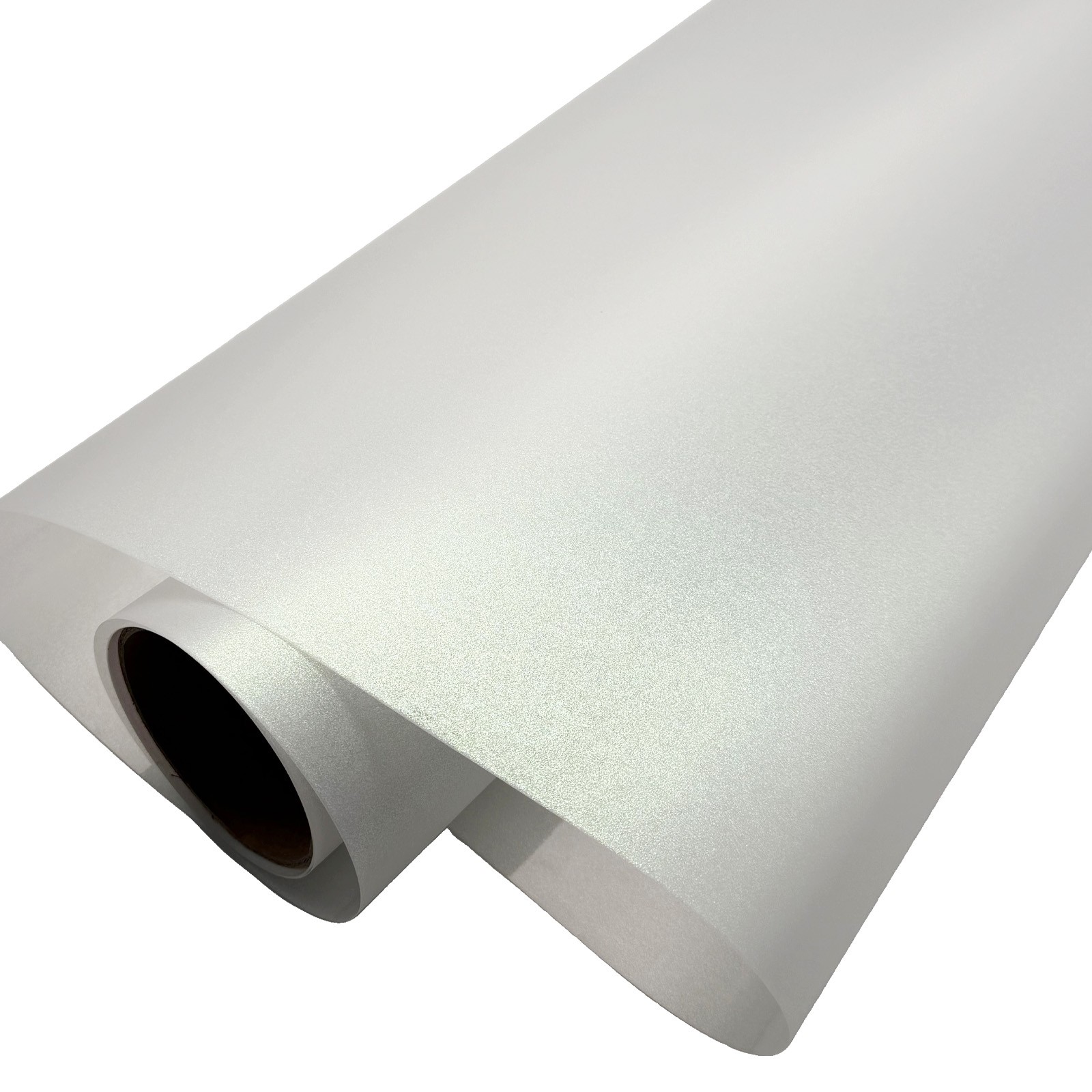 11.8in x 32.8ft DTF Pearlescent Film Roll Cold Peel White -US