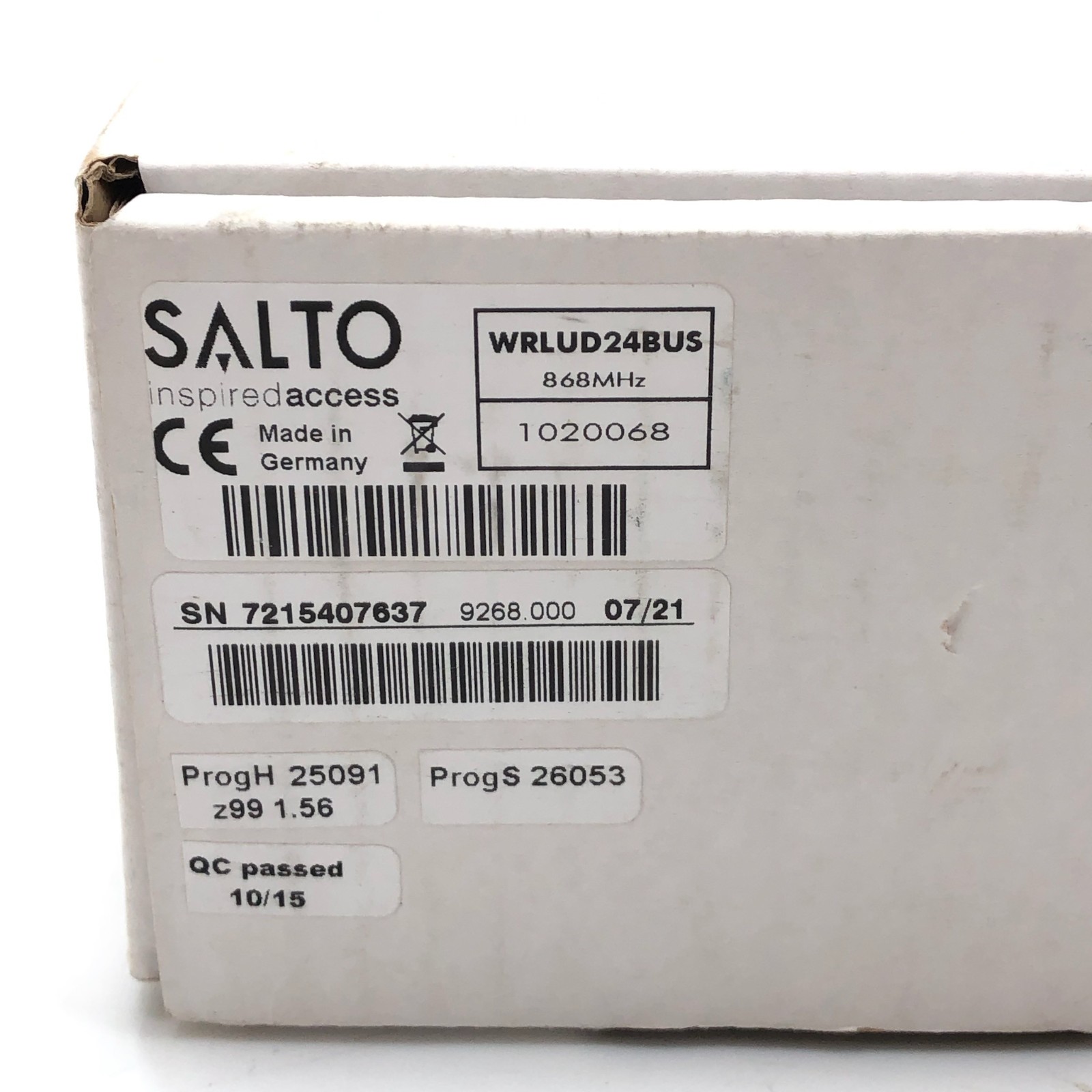 NEW Salto WRLUD24BUS Long Distance XS4 2.0 Reader for Access Control Systems