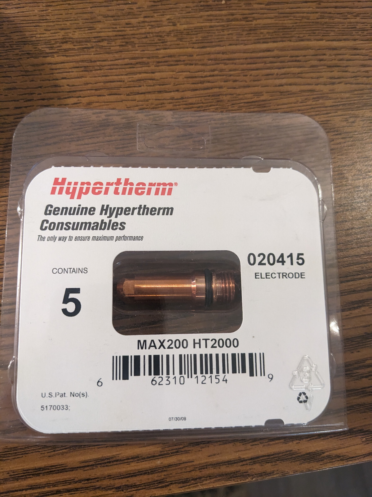Genuine Hypertherm 020415 Electrodes, Max200 HT2000