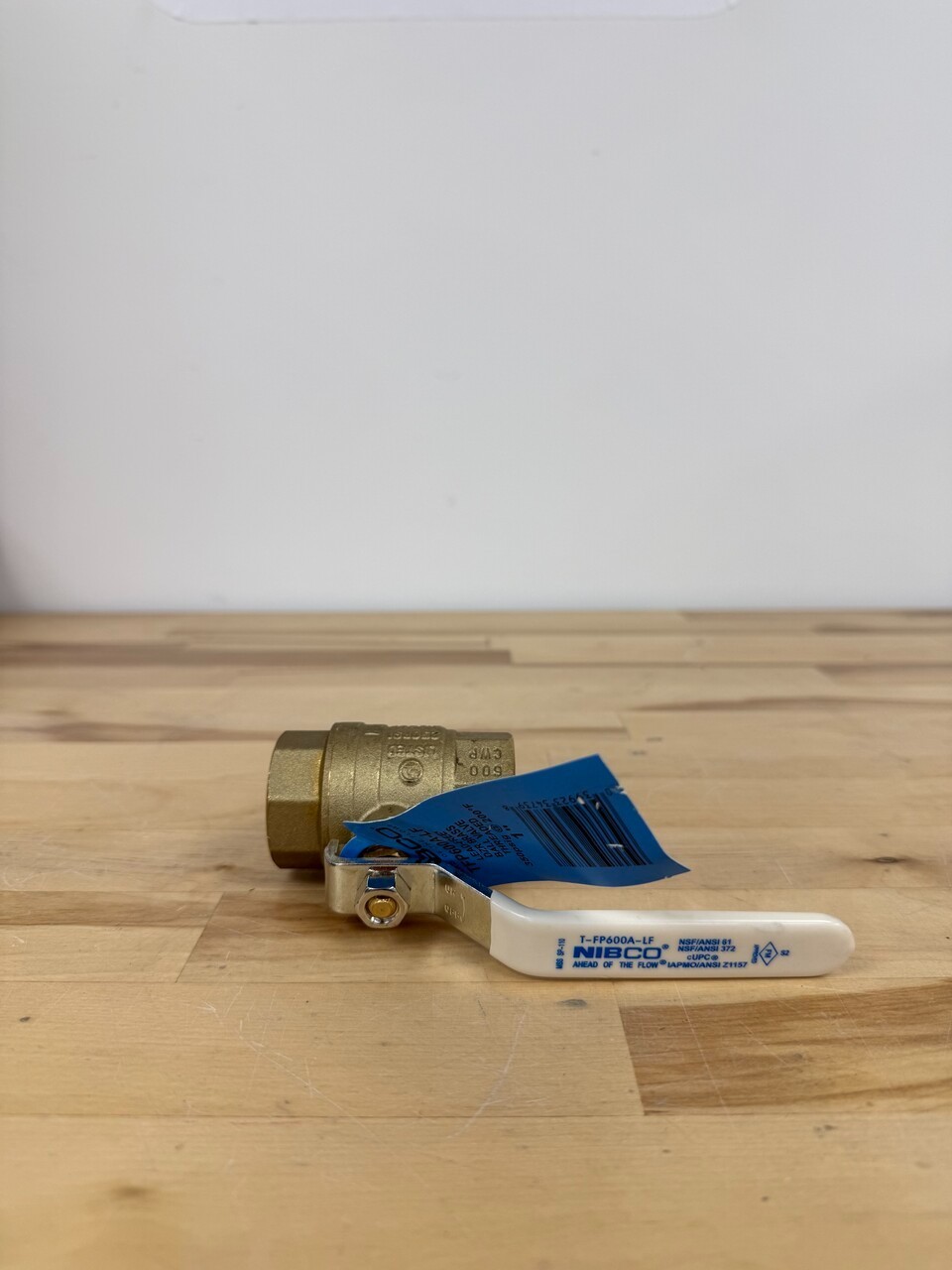 New Nibco Lead Free Brass Two-Piece Full Port Ball Valve 1″ TFP600A-LF