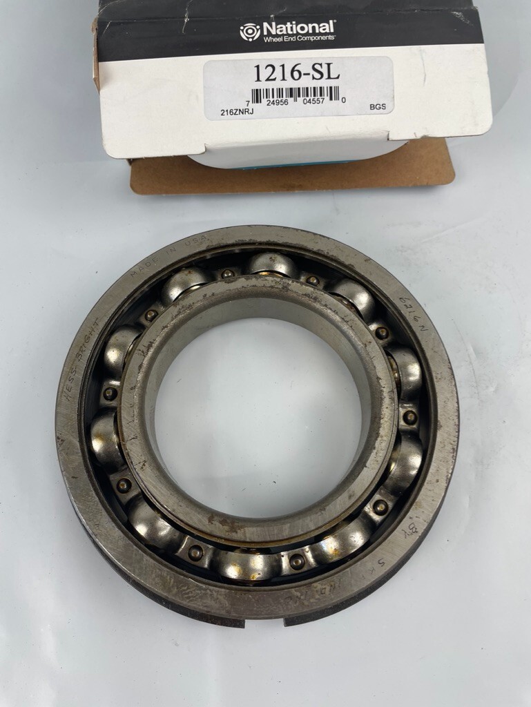 1216-SL National Ball Bearing Assy, with Snap Ring as shown in pics