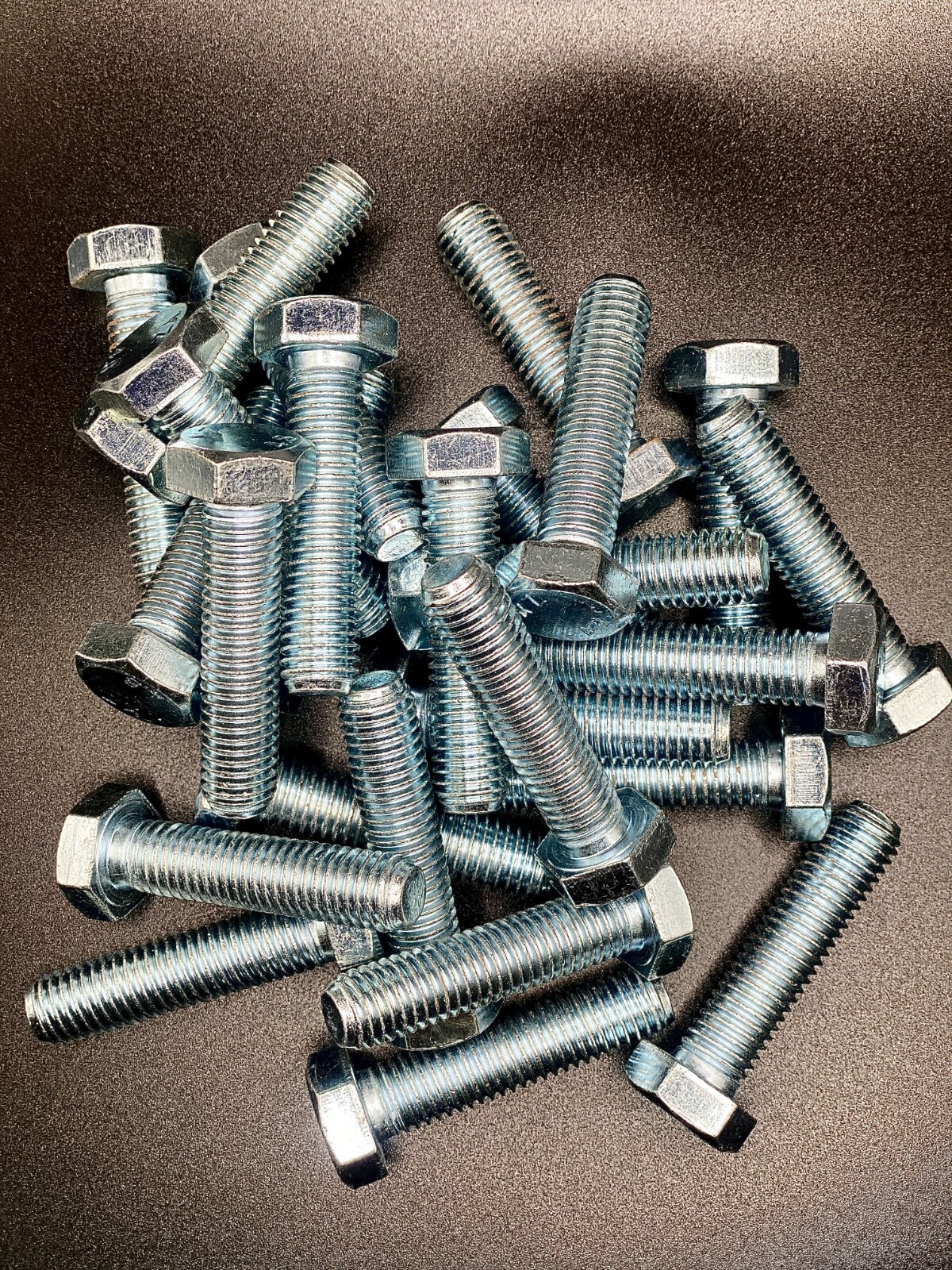 M12-1.75 X 50MM DIN 933 Coarse Hex Cap Screw Bolt 8.8 Zinc Plated 50 pcs Set