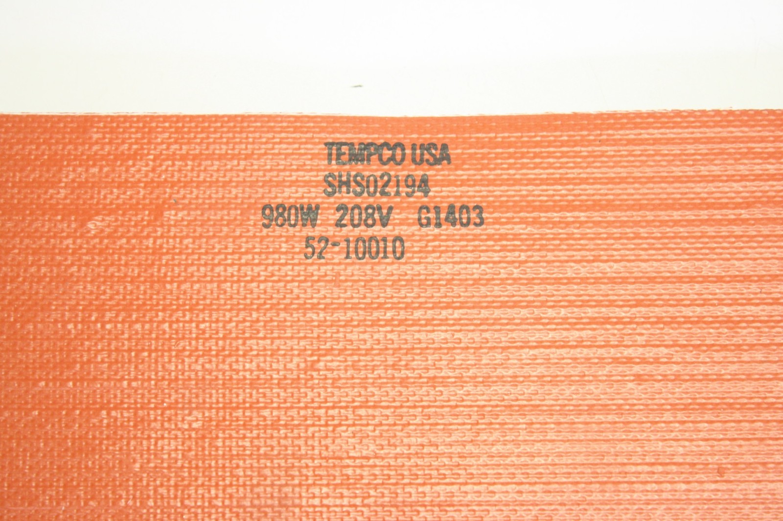 TEMPCO 52-10010 SPR200172 980W 208V SHS02194 3M S-K SET HEATER PADS for AKRION
