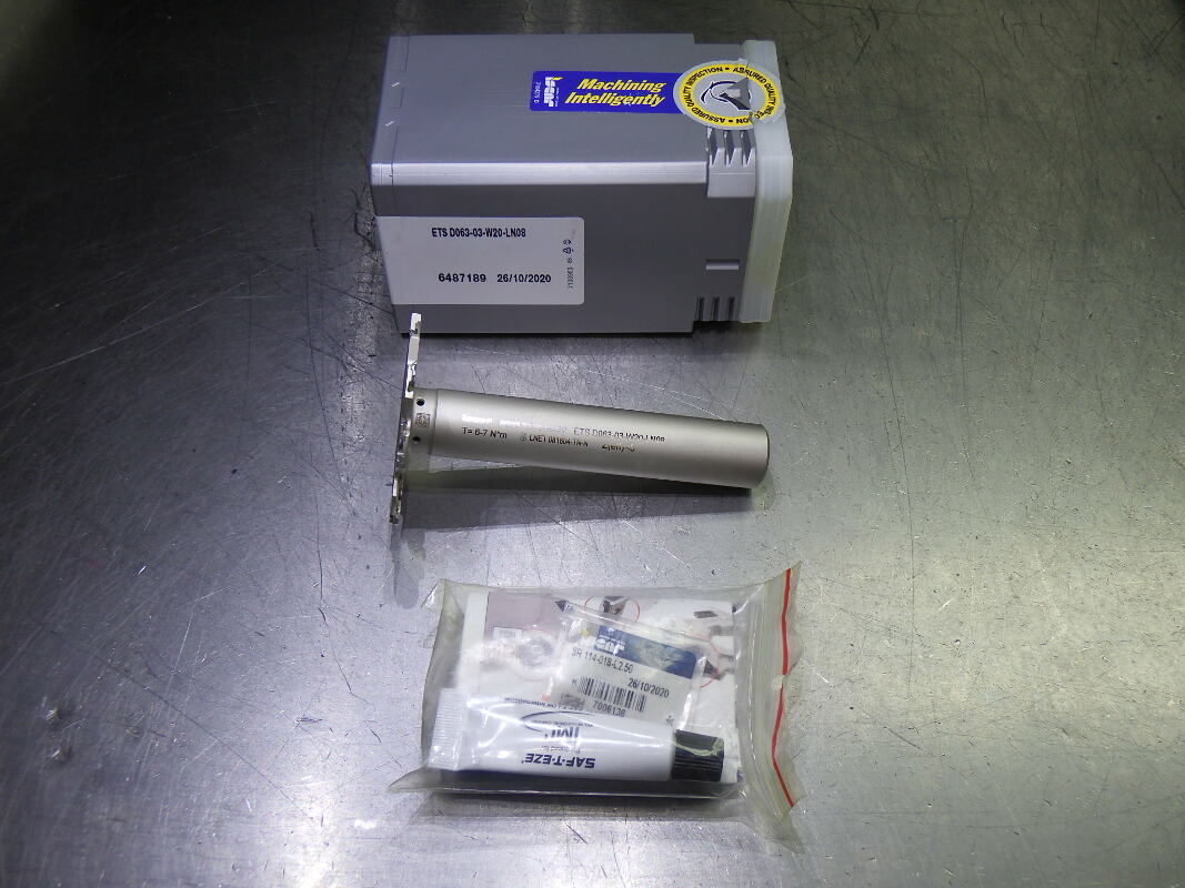 Iscar 63mm (3mm CWX) Indexable Slot Mill 20mm Shank ETS D063-03-W20-LN08 (LOC125
