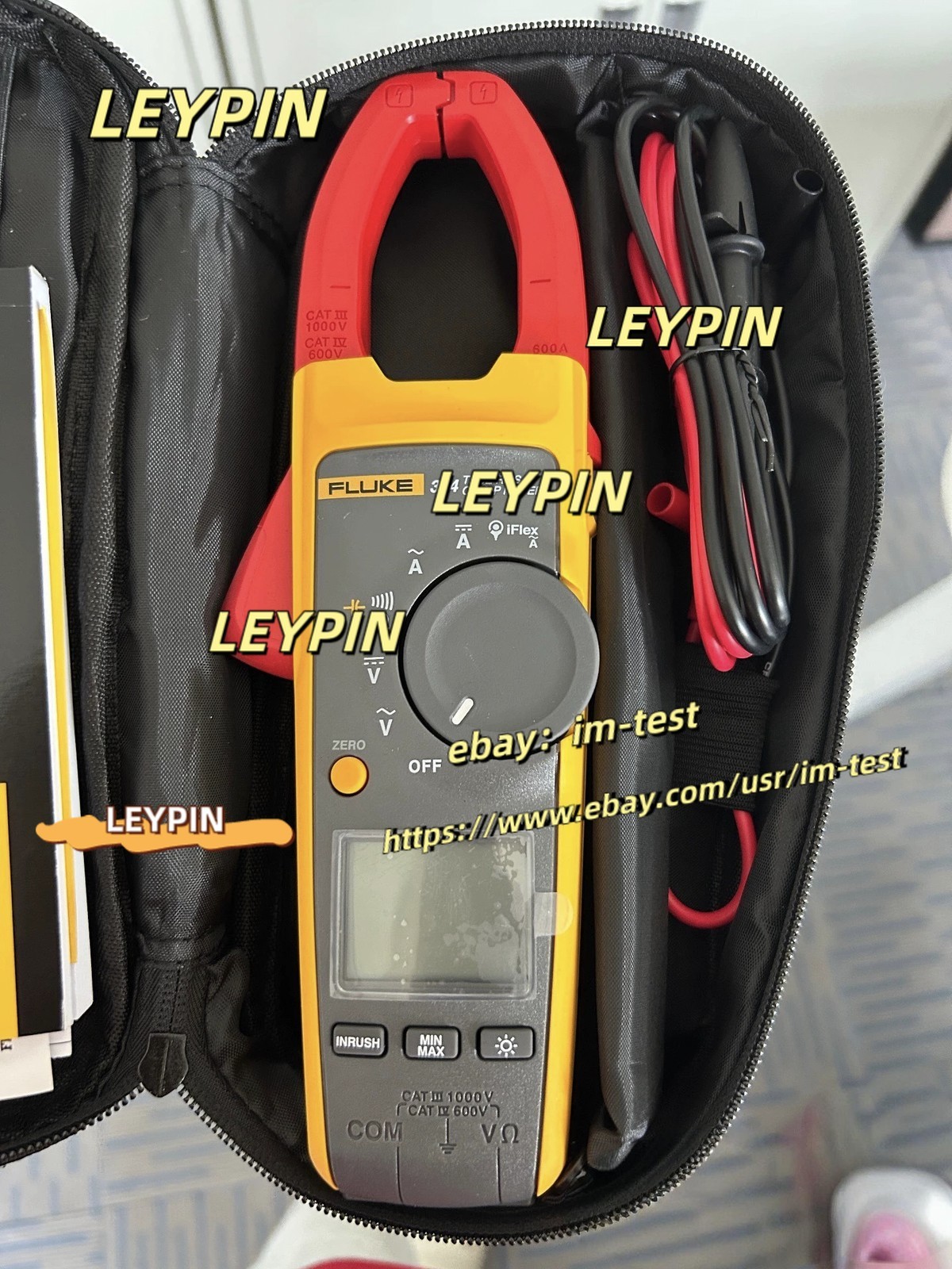 Fluke 374 FC 600A AC/DC TRMS Wireless Clamp Meter New*im