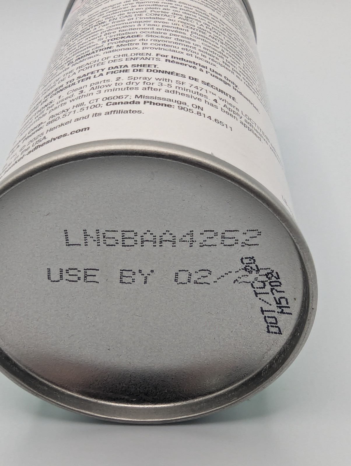 New Loctite SF 7471 Spray Primer T, 4.5 oz Can Aerosol. EXP 02/28. Part 135337