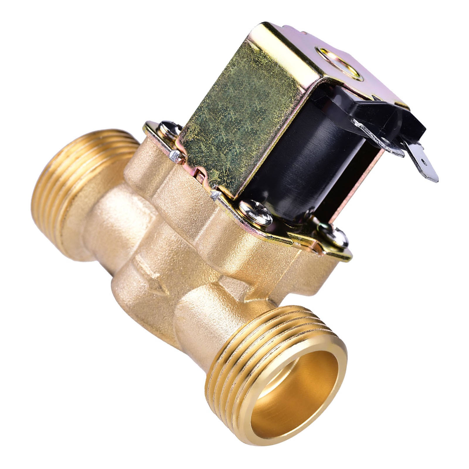 3/4 DC 24V Normally Closed Brass Electric Solenoid Magnetic Valve For Water