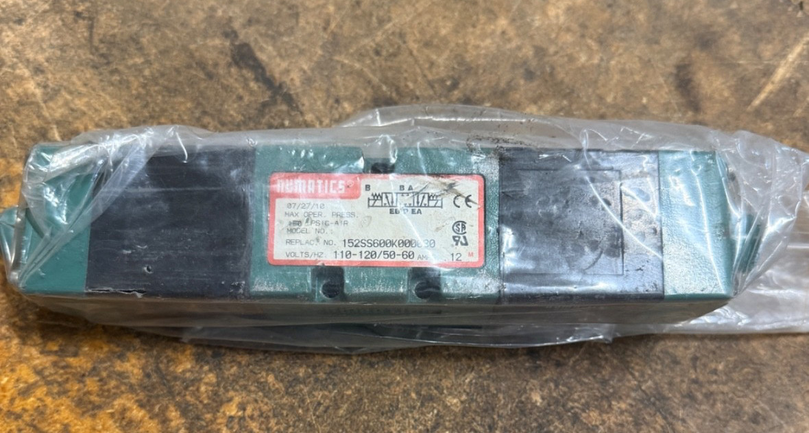 NUMATICS 152SS600K000030 DIRECT SOLENOID VALVE 10251190618 (NEW)