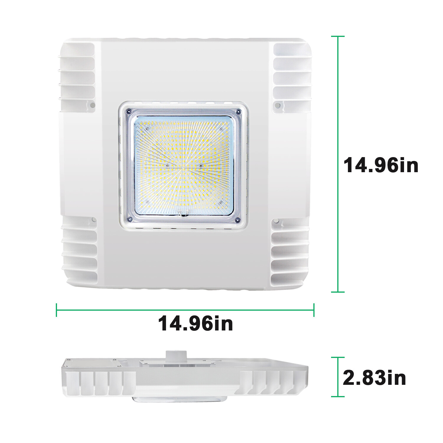 8Pack 150W LED Canopy Light Parking Lot Gas Station Lamp IP65 21000LM 5700k UL