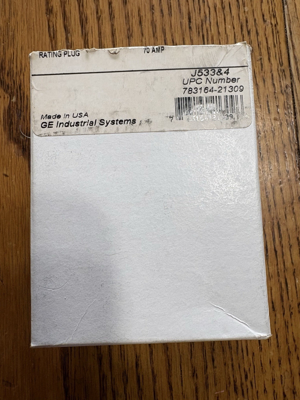 GE SPECTRA RMS RATING PLUG SRPE100A80 for 100A Sensor on SEDA, SEHA, SELA, SEPA