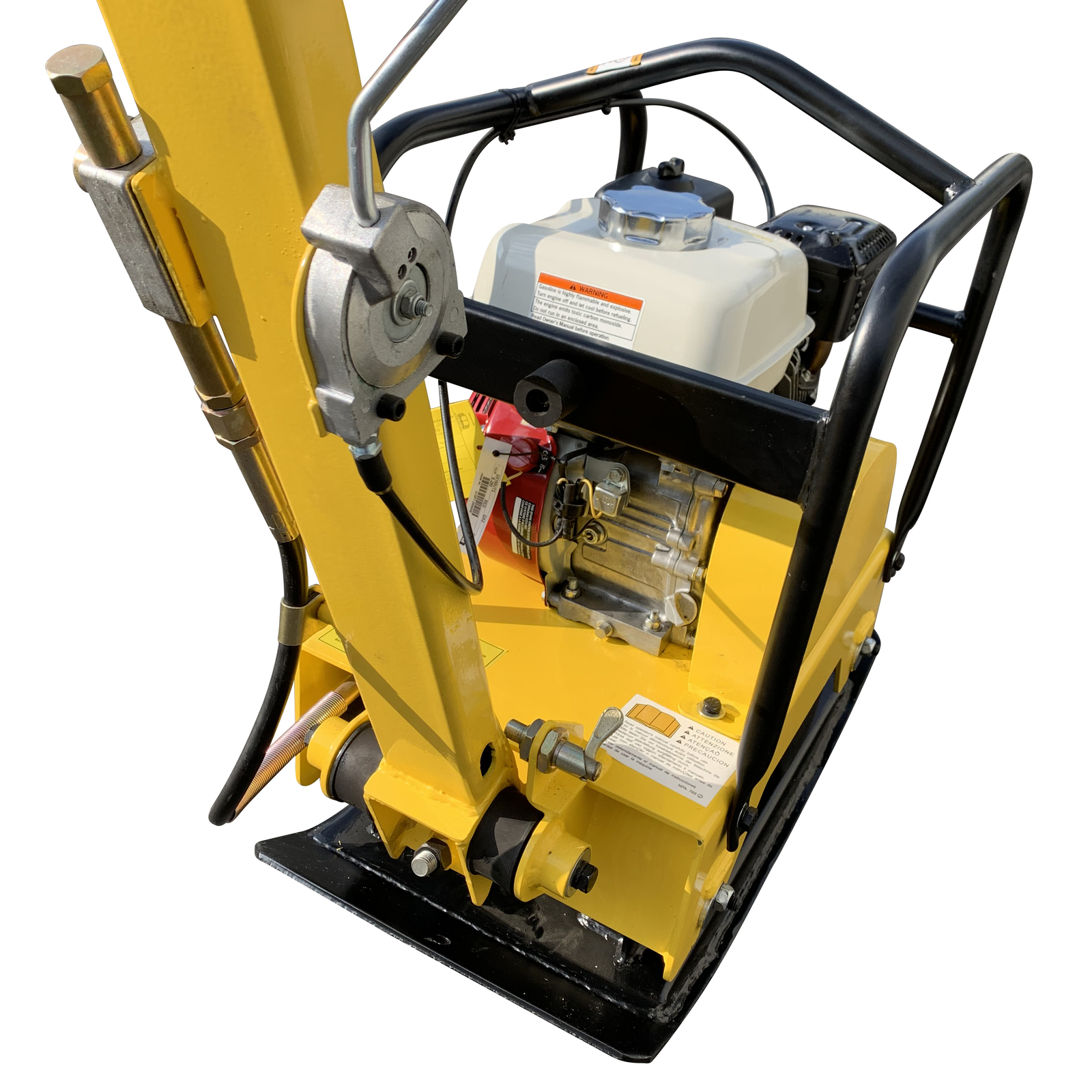 Honda GX160 Reversible Plate Compactor Vibratory Walk Behind 320 Lbs,4950Lb Comp