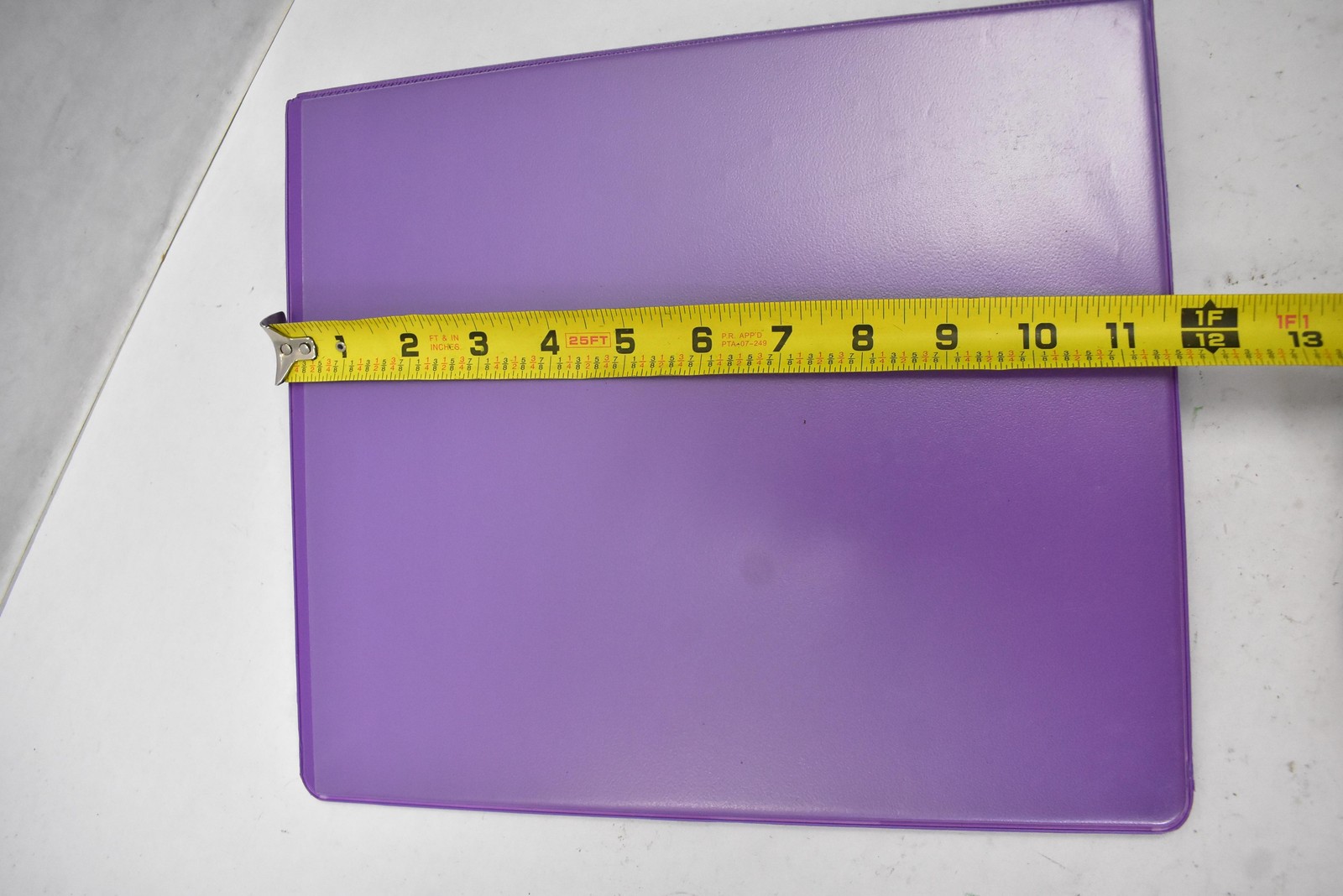 Lot Of 3 Purple 1in 3 Ring Daily Use Binder Vinyl Front Insert Pocket
