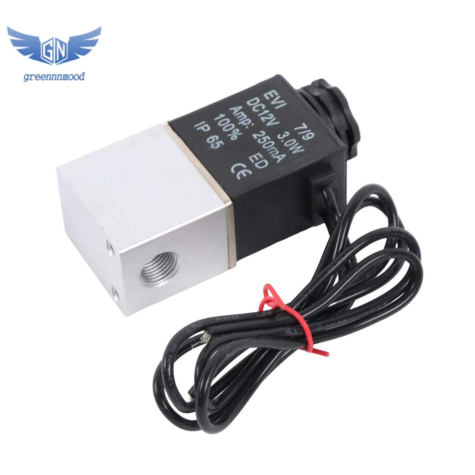 2PCS 1/4″ Fast Response Electric Air Water Solenoid Valve 12V DC Normally Closed