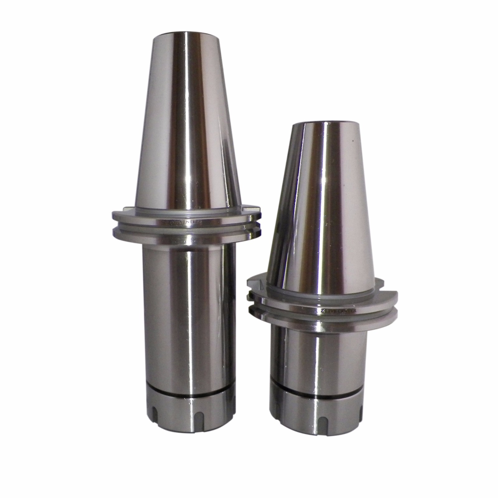 CAT50 ER40 Precision Collet Chucks 2 Pcs w Proj. 4″-6″ Balanced G2.5 @10,000 RPM