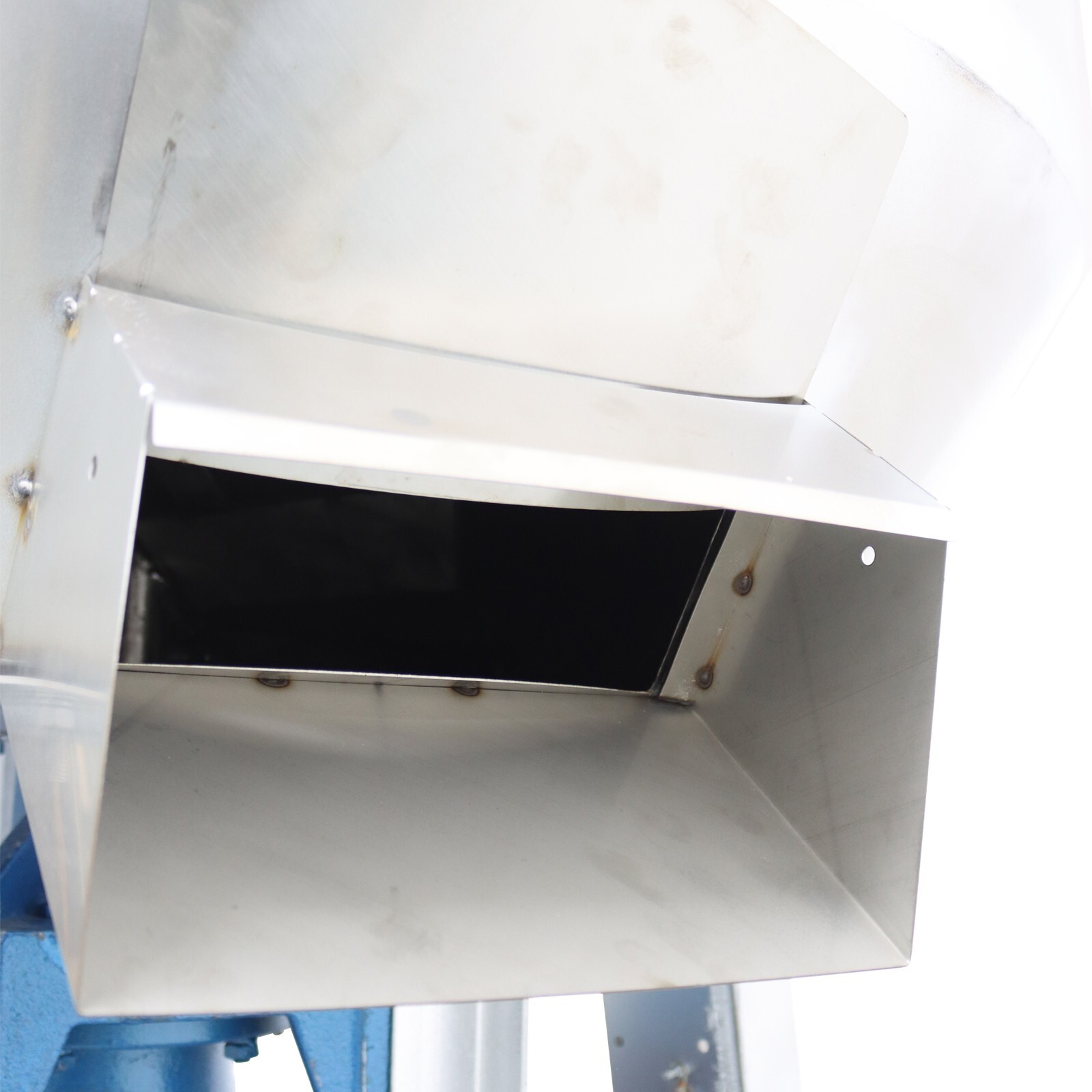 200KG/440LBS Stainless Feed Mixer Granular Plastic Mixer Machine W/Wheel 220V