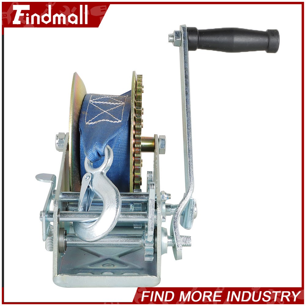 Findmall 3500 lbs Hand Winch & Boat Trailer Crank Winch With 10 m Strap Winch