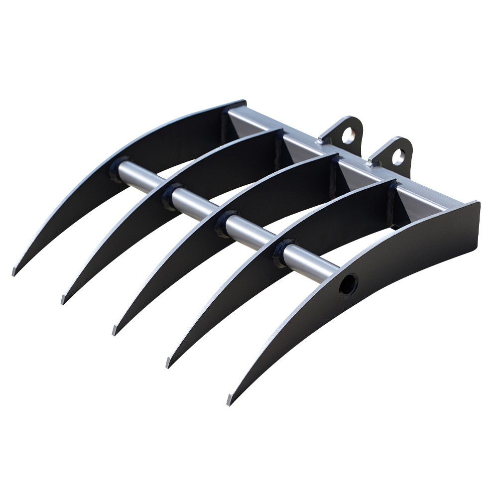 HUAYEE Mini Excavator 500mm Rake Attachment for 1-3 ton Digger with pinsx2
